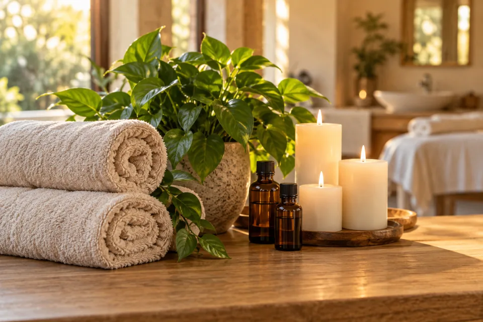 Un espace de beauté et de bien-être accueillant.