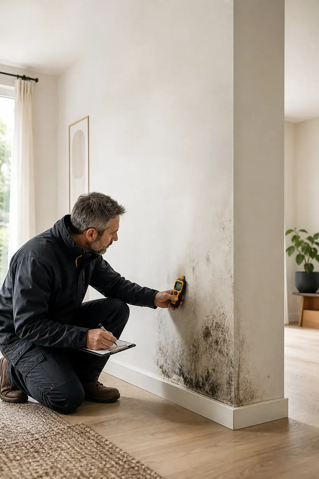 Visuel d’archive — Humidité et moisissures dans une maison : causes et solutions en France