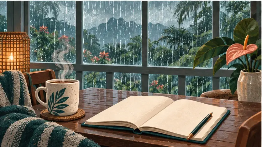 Illustration de préparation de vacances : Que faire à La Réunion quand il pleut ?