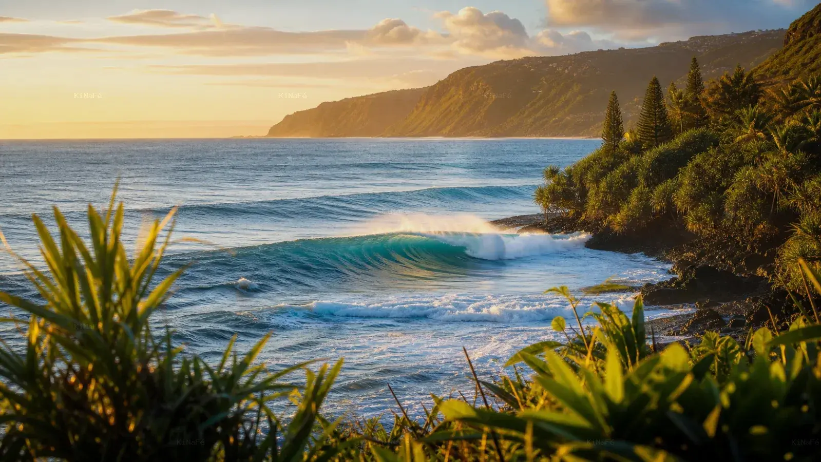 Visuel d’archive — Spot de surf de Trois-Bassins : conditions et sécurité