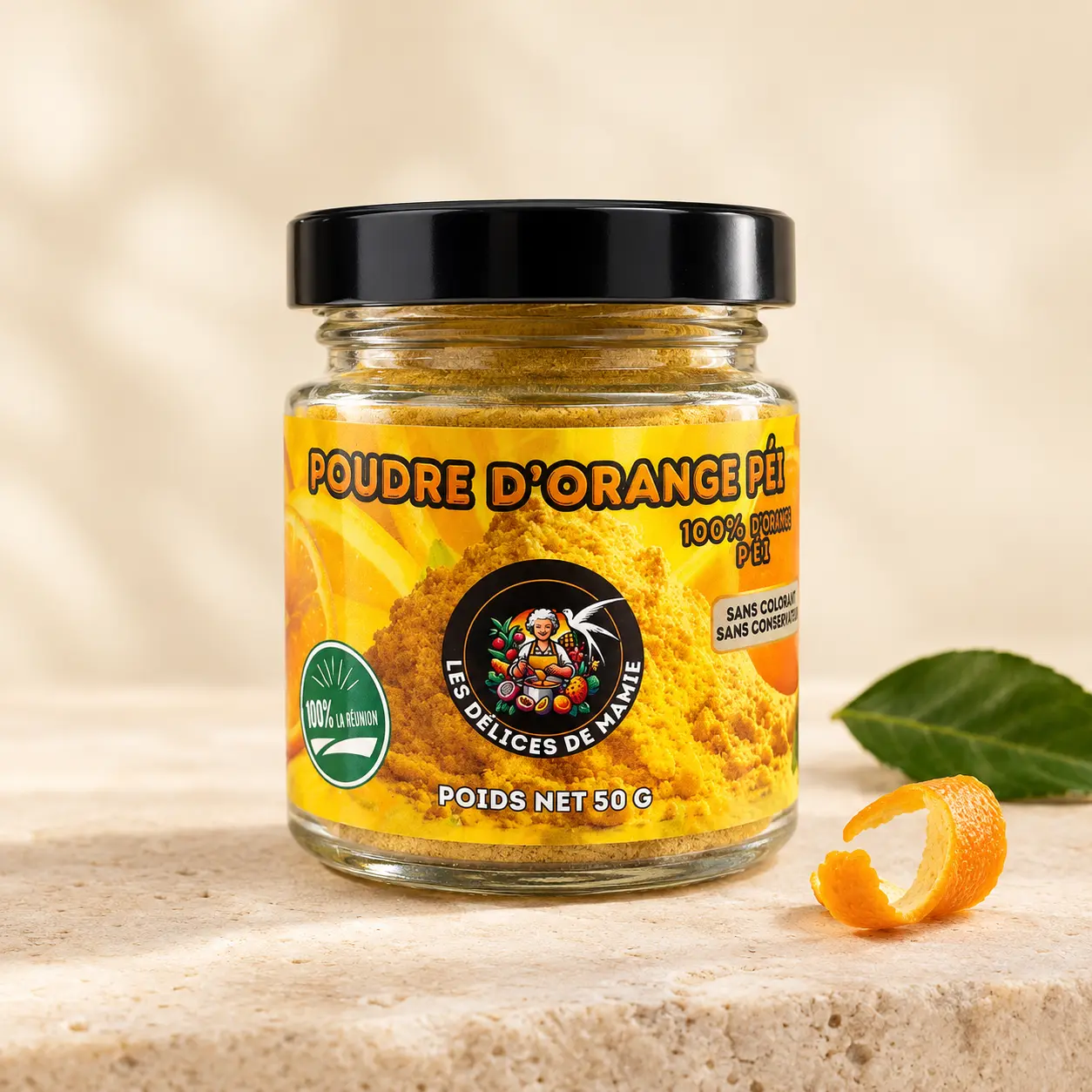 poudre d'orange 100% la Réunion