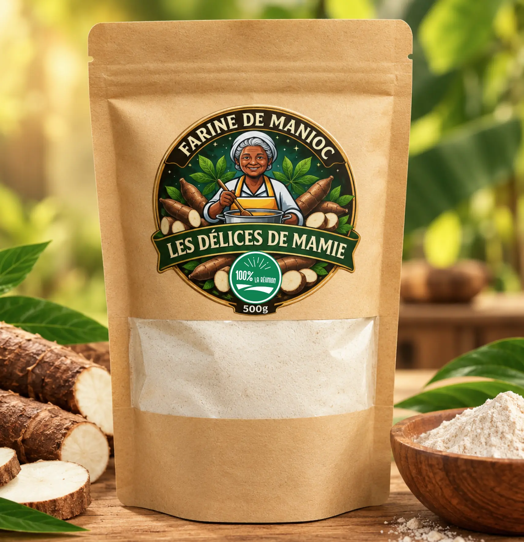 farine de manioc naturellement sans gluten