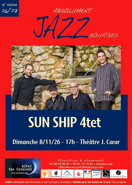 Concert Absolument Jazz : Sun Ship 4TET