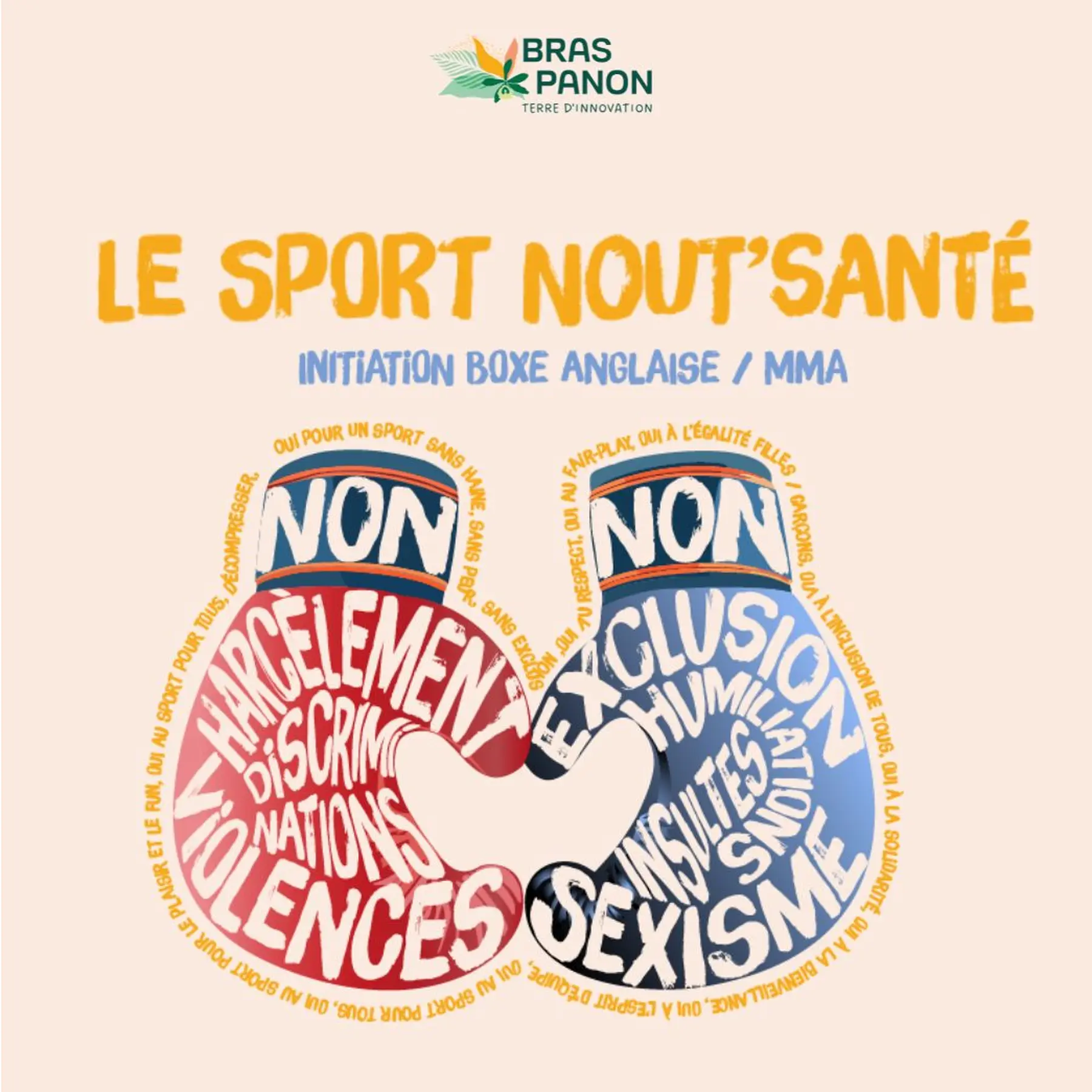 Visuel de la Ville de Bras-Panon — Sport nout santé - Initiation boxe et MMA