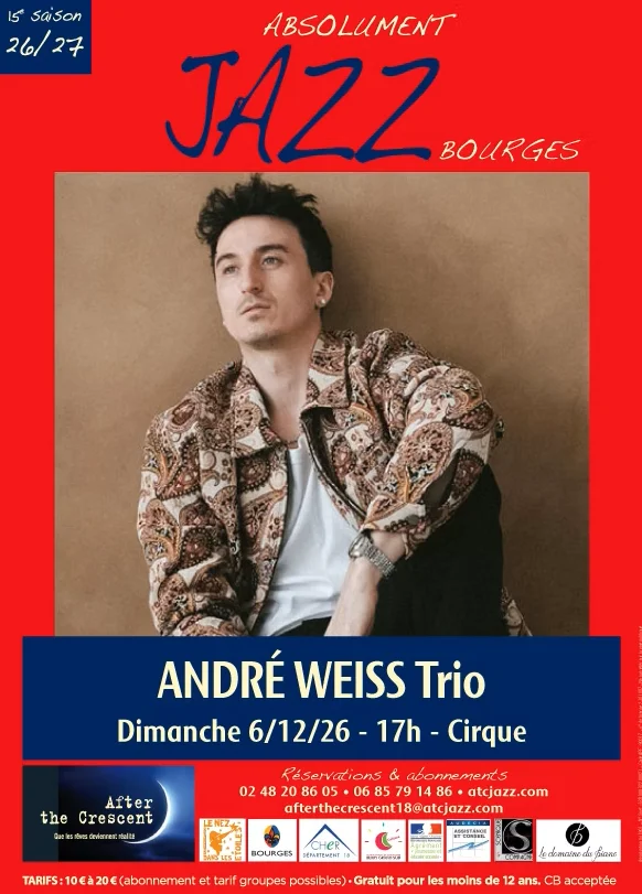 Concert Absolument Jazz : André Weiss Trio