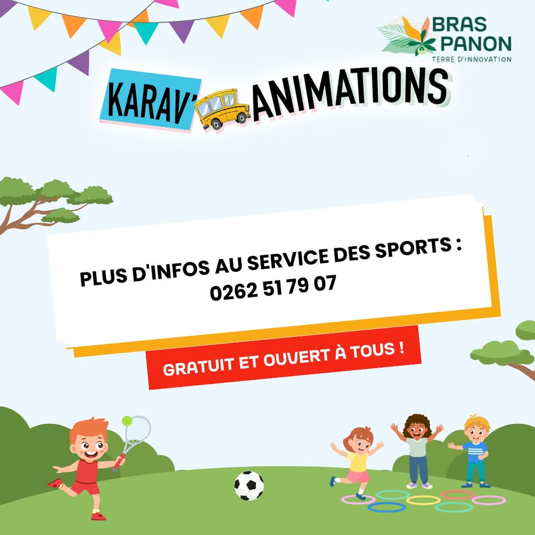 Visuel de la Ville de Bras-Panon — Karav'Animation - 2026 en Octobre à Bellevue