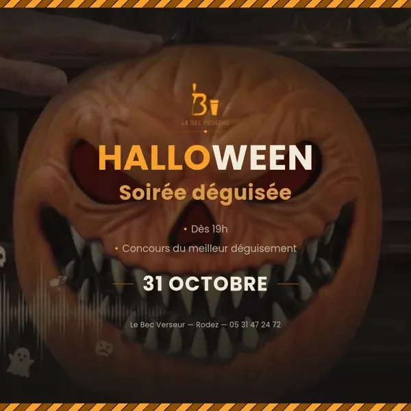 Halloween : soirée déguisée au Bec Verseur