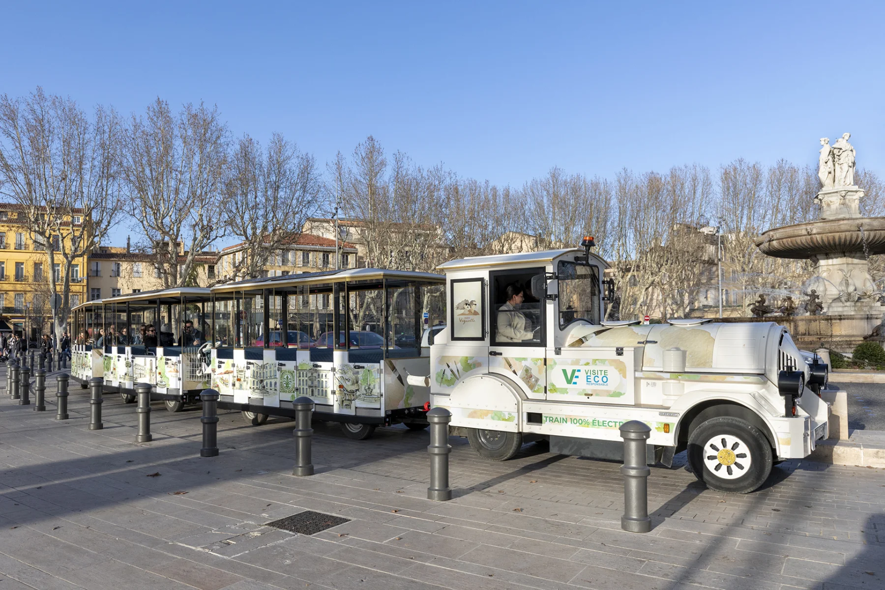 Visite d'Aix-en-Provence en petit train électrique