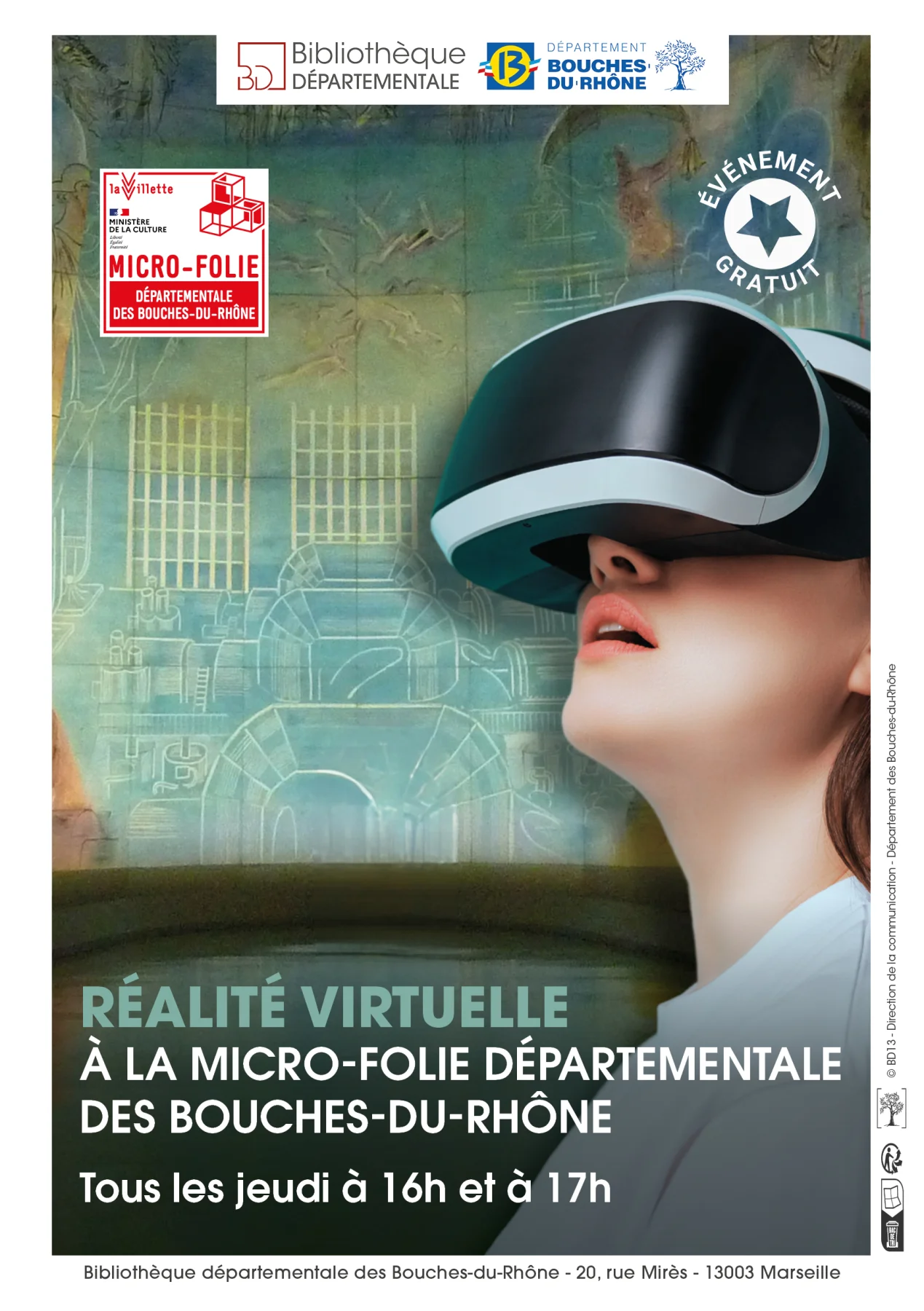 Les jeudis réalité virtuelle à la micro-folie départementale des Bouches-du-Rhône