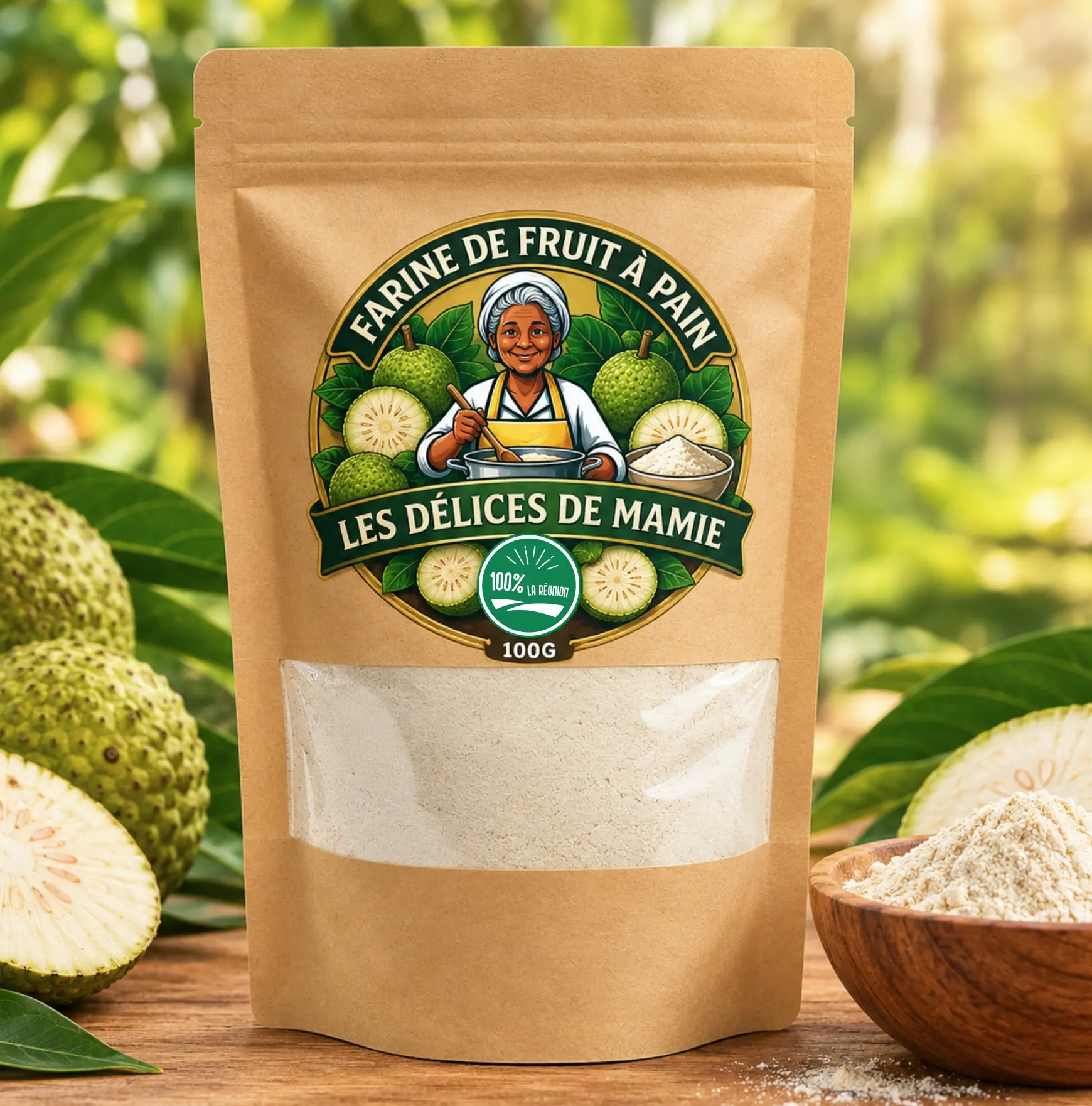 farine de fruit a pain naturellement sans gluten