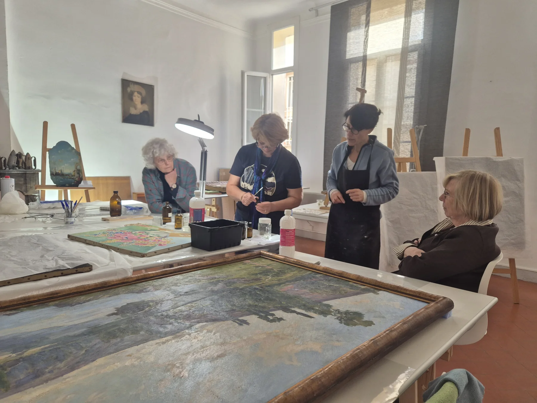 Ateliers d'initiation à la restauration d'œuvres d'art