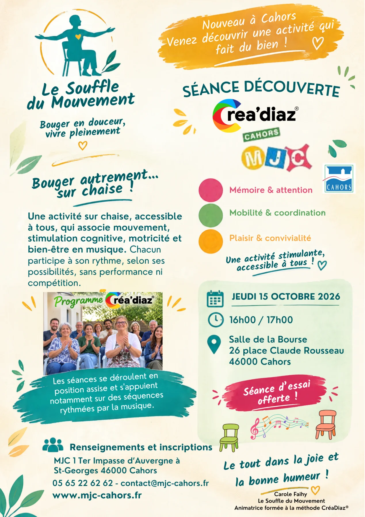 Séance découverte – Le Souffle du Mouvement