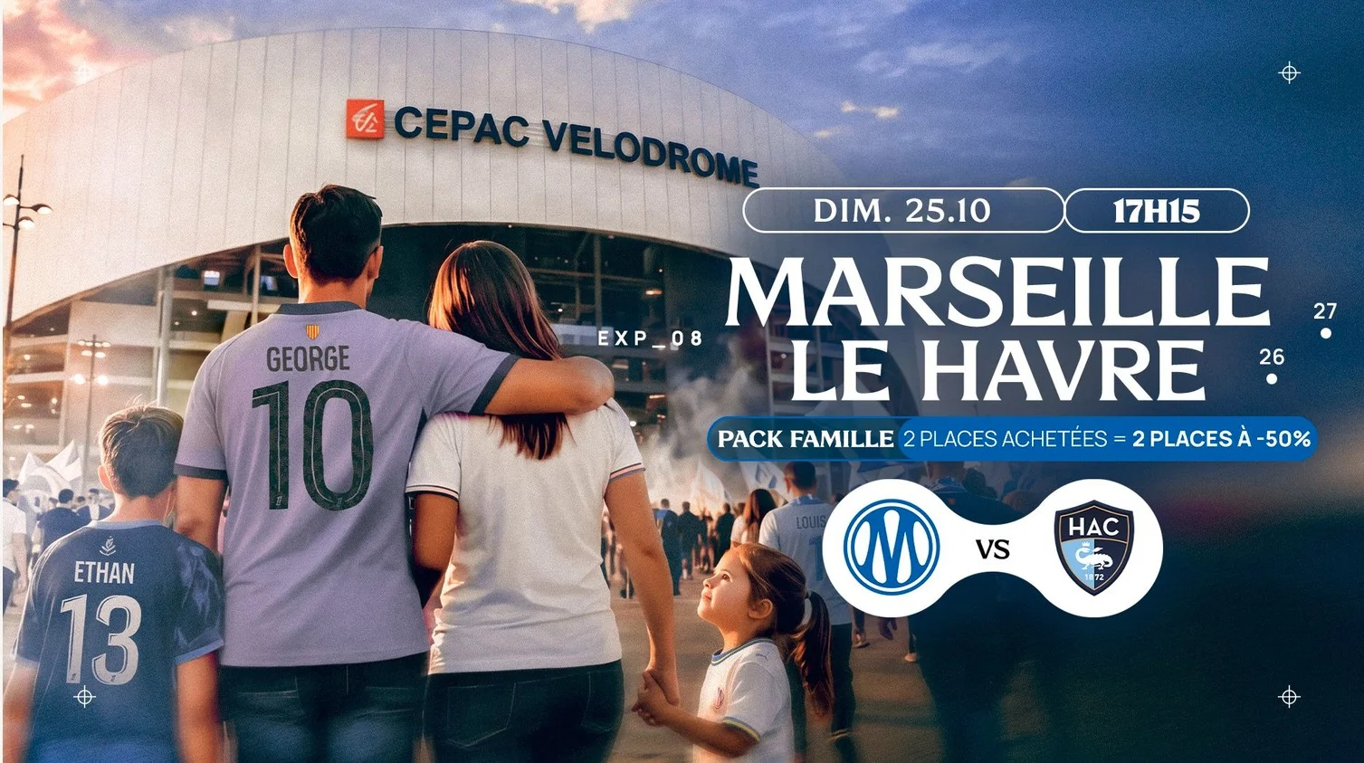 Match OM - Le Havre (Ligue 1)