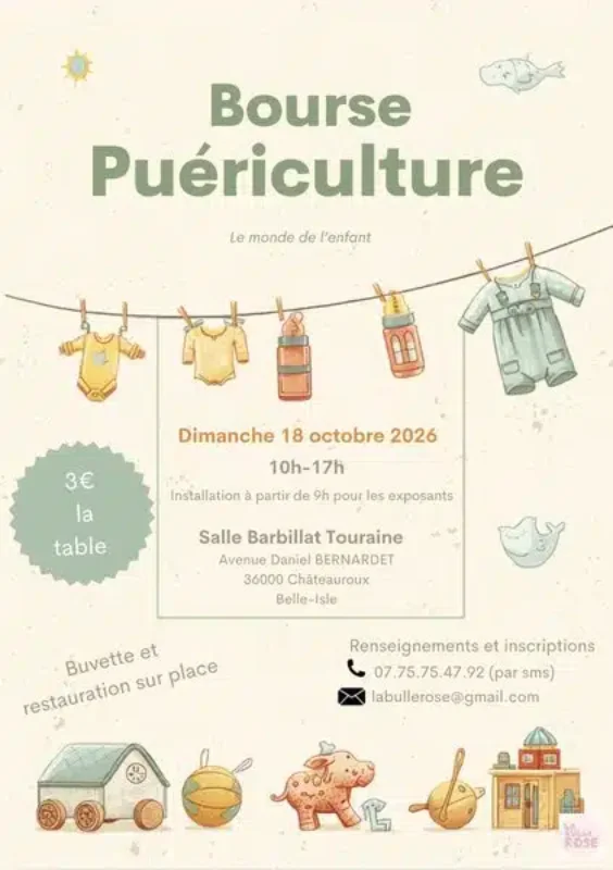 Bourse puériculture – le monde de l’enfant