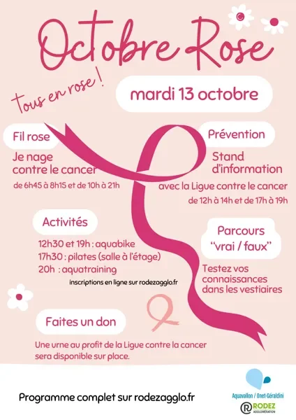 Tous en rose à Aquavallon !