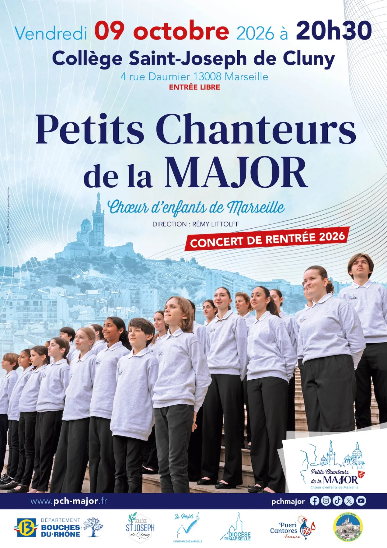 Concert de rentrée - petits chanteurs de la Major