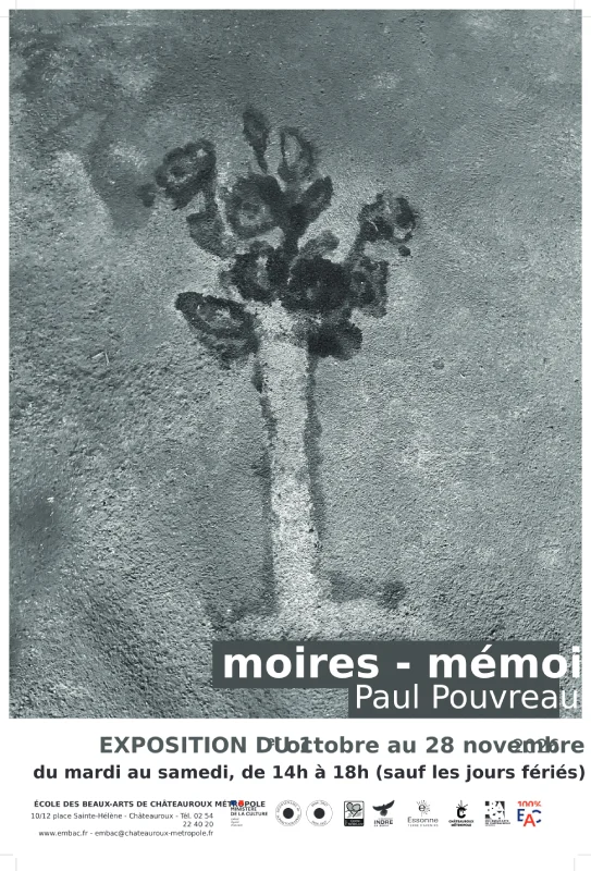 Exposition : Moires-mémoires – Paul Pouvreau