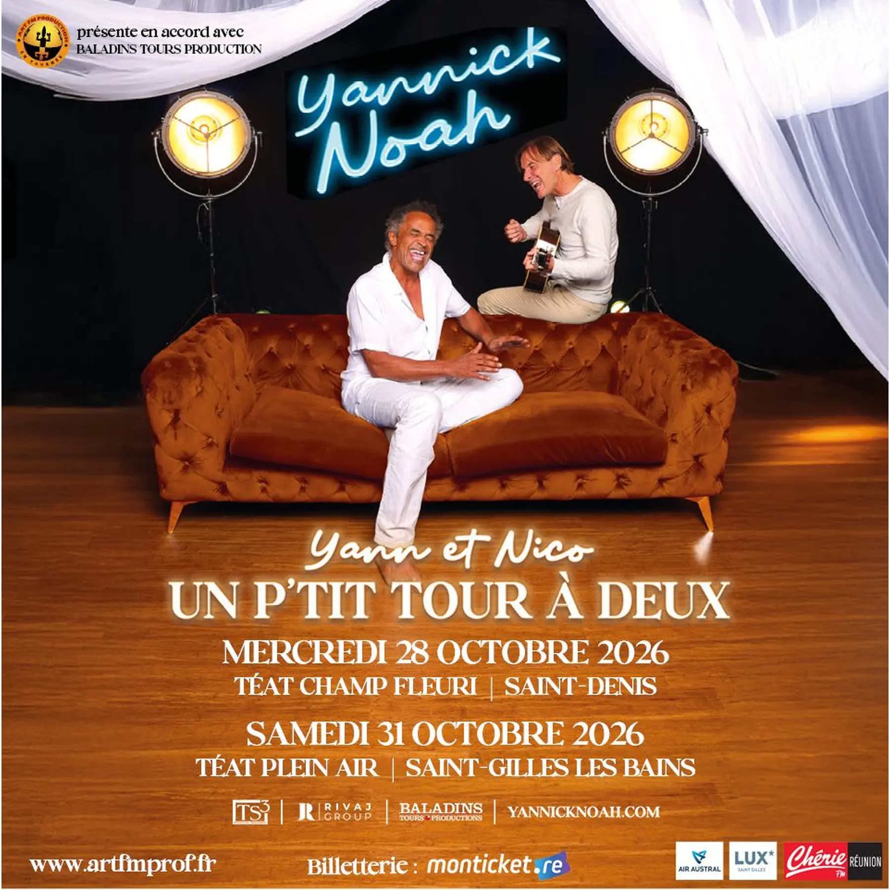 Yannick Noah en concert acoustique