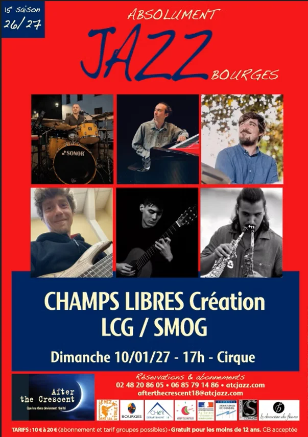 Concert Absolument Jazz : Champs Libres Création LCG / SMOG