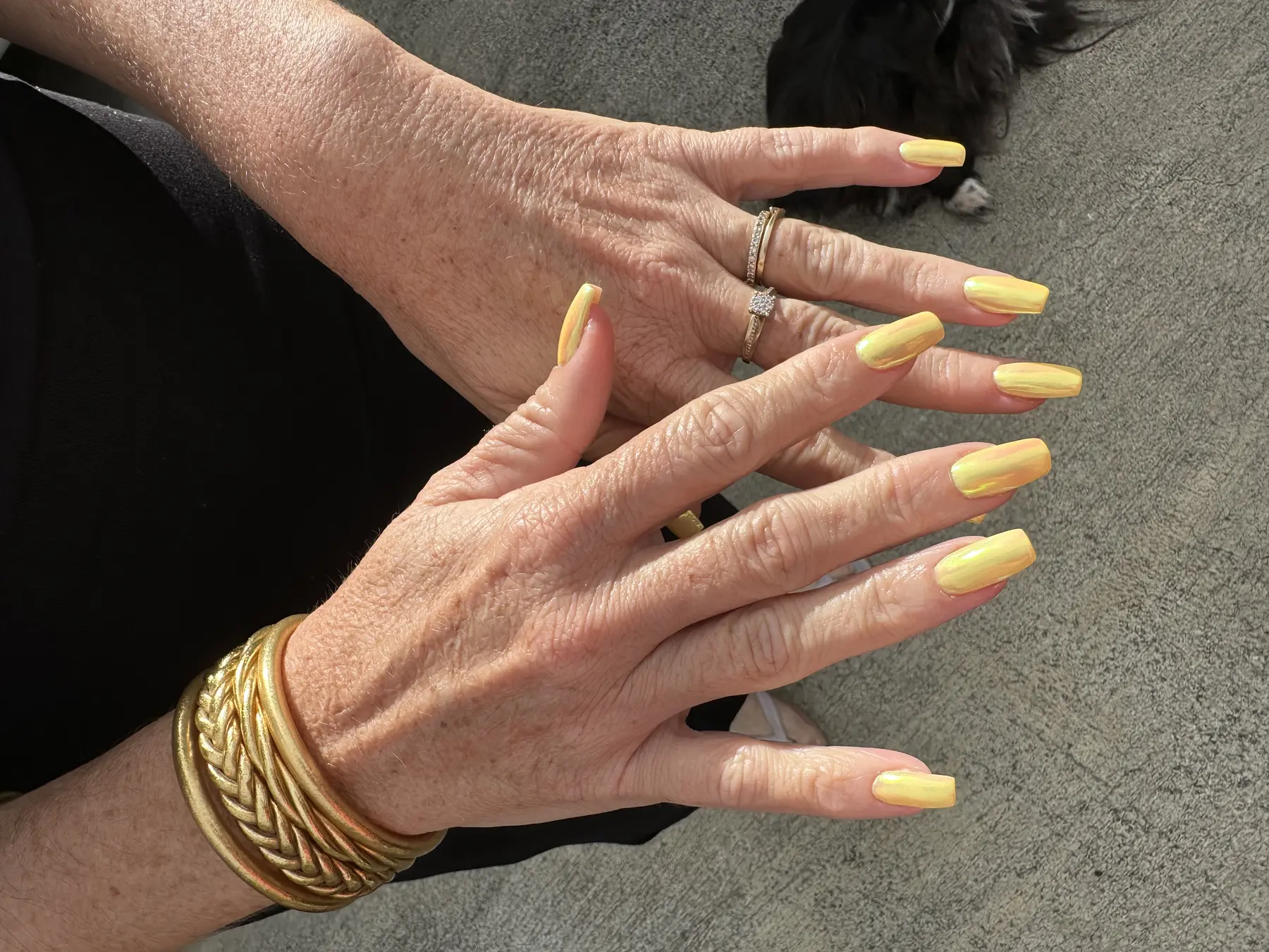 Pose de gel sur ongles naturel