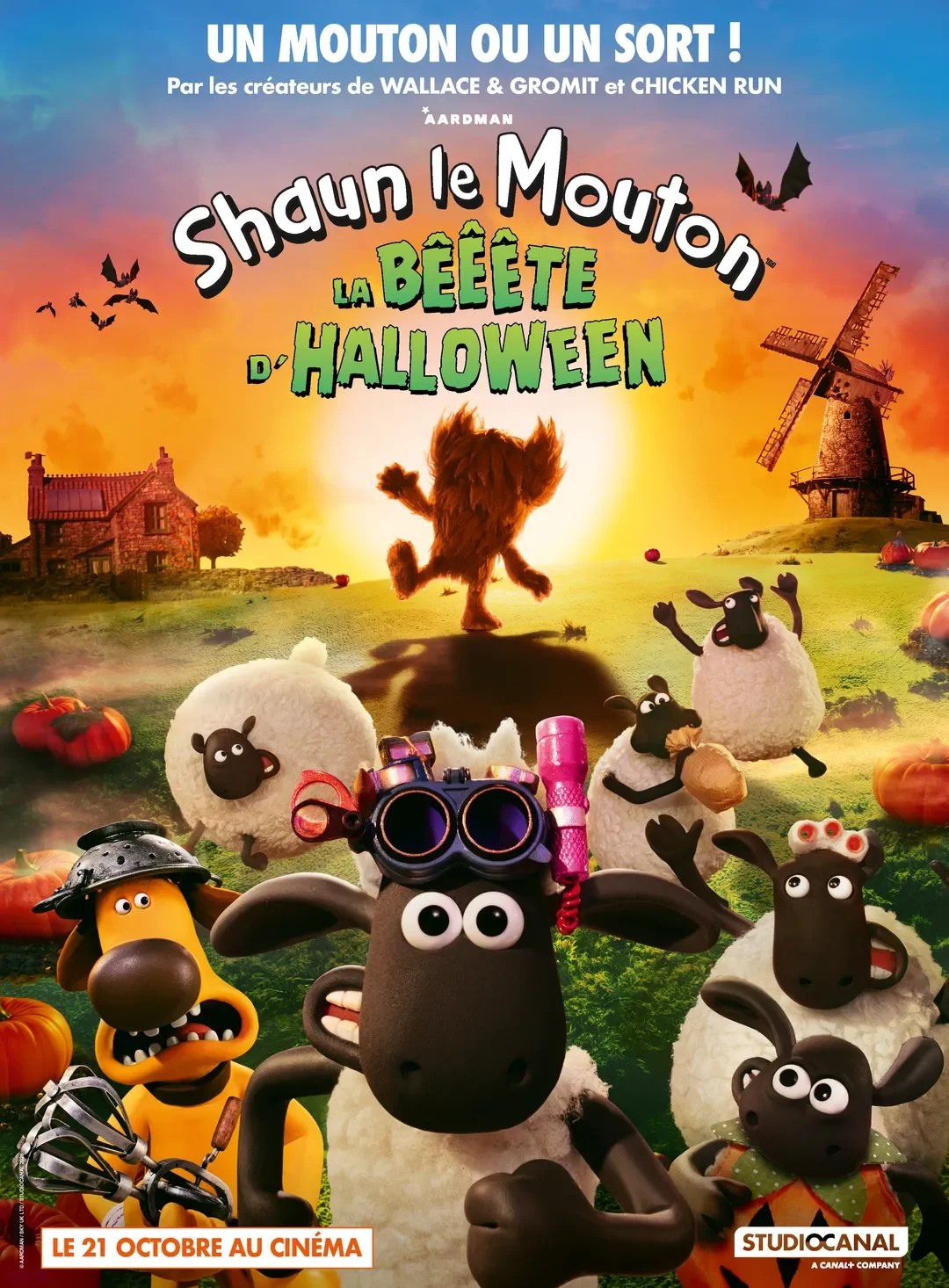 Illustration de « FESTIVAL MARMAILLE — SHAUN LE MOUTON : LA BÊÊÊTE D'HALLOWEEN – AVANT-PREMIÈRE »