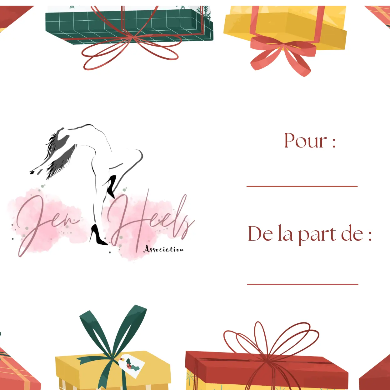 Carte cadeau – 2 cours