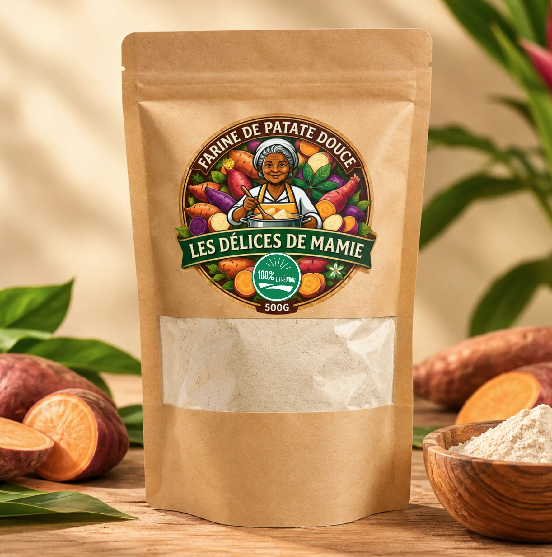 farine de patate douce naturellement sans gluten